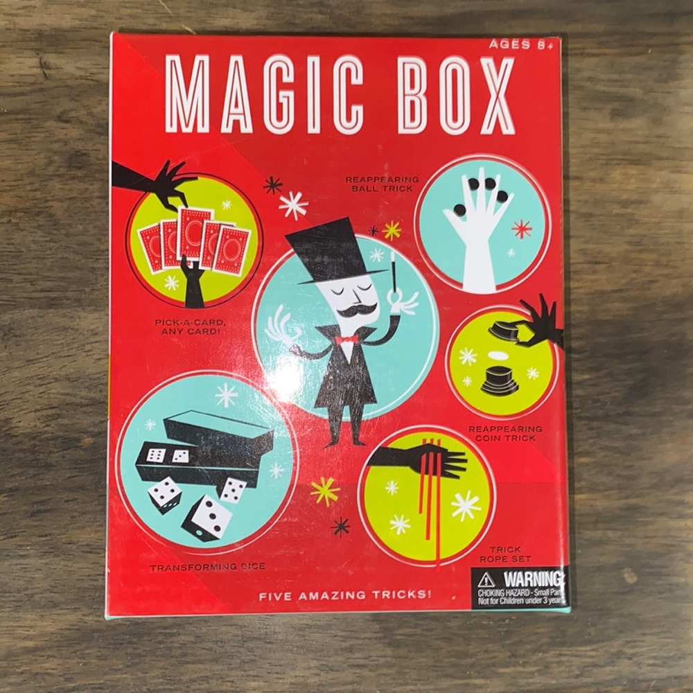 Magic Box 5 Amazing Tricks NEW